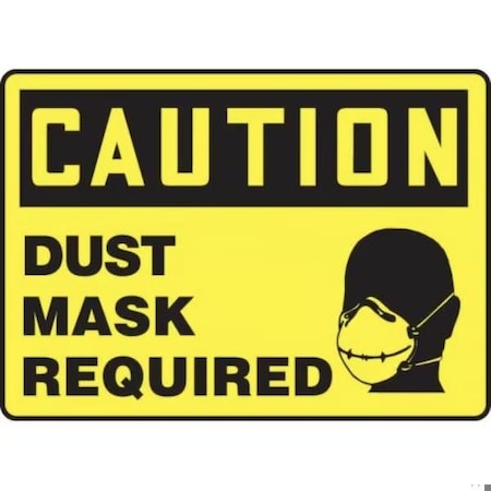 Accuform OSHA CAUTION SAFETY SIGN RESPIRATORS MPPE440XP